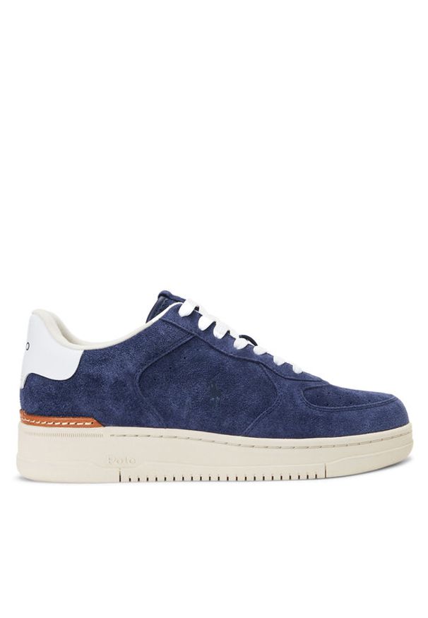 Polo Ralph Lauren Sneakersy 809940315001 Niebieski. Kolor: niebieski. Materiał: zamsz, skóra