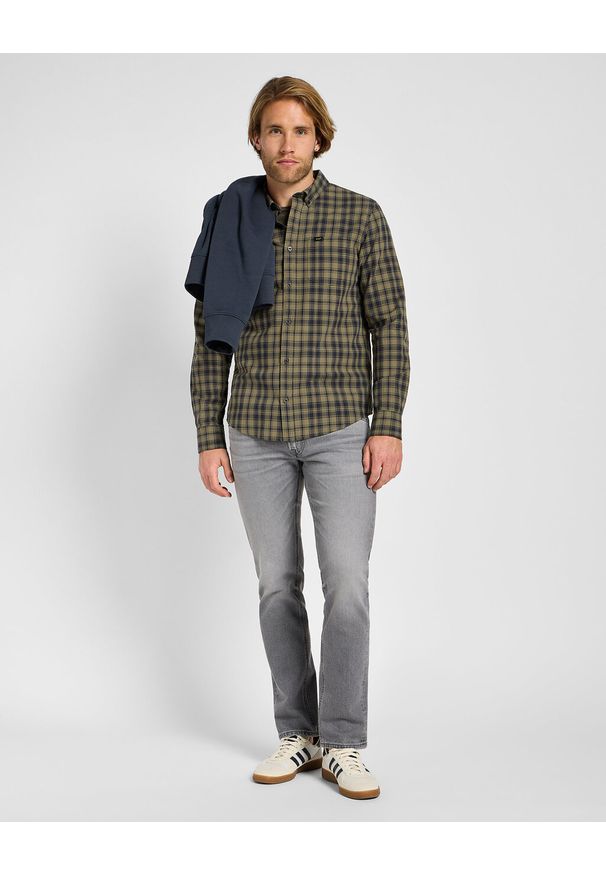 Lee - LEE MĘSKIE SPODNIE JEANSOWE DAREN ZIP FLY WASHED OUT 112355811 L707008615
