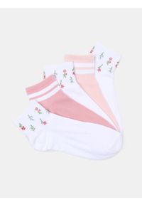 Sinsay - Prążkowane skarpetki 5 pack - wielobarwny. Materiał: prążkowany #1
