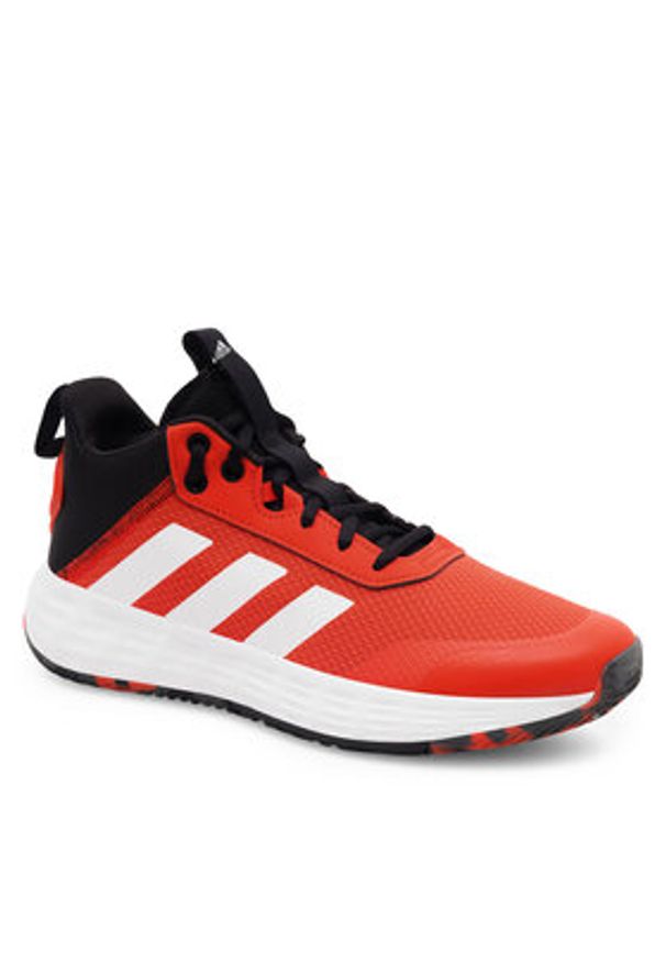 Adidas - adidas Sneakersy OWNTHEGAME 2.0 GW5487 Czerwony. Kolor: czerwony. Materiał: materiał