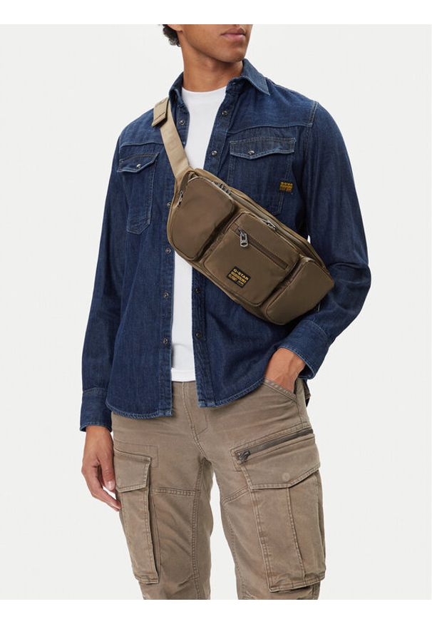 G-Star RAW - G-Star Raw Torebka CEO-BEN-LX9868J Khaki. Kolor: brązowy. Materiał: materiał