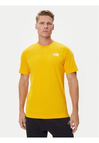 The North Face T-Shirt Redbox NF0A87NP Żółty Regular Fit. Kolor: żółty. Materiał: bawełna
