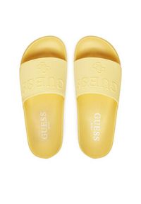 Guess Klapki E5GZ07BB00F Żółty. Kolor: żółty #3