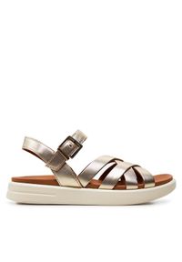 Geox Sandały D Xand 2S D35PAB 000CF C2012 Złoty. Kolor: złoty. Materiał: skóra #1