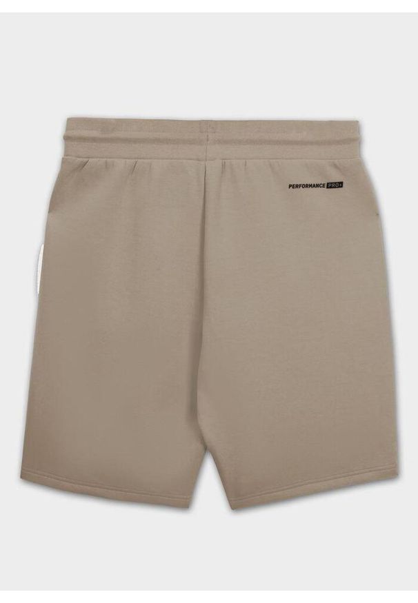PITBULL - Szorty dresowe Pitbull męskie DOGWOOD. Kolor: beżowy. Materiał: dresówka. Sport: fitness
