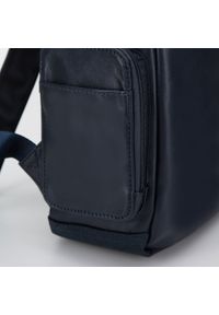 Wittchen - Męski plecak na laptopa 11”/12” z kieszenią z ekoskóry. Kolor: niebieski. Materiał: nylon. Styl: casual, elegancki #5