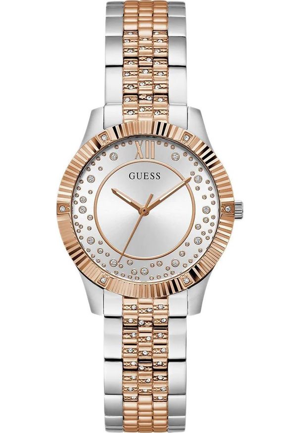 Zegarek damski Guess GW0765L2 CYRKONIE srebrny. Kolor: srebrny