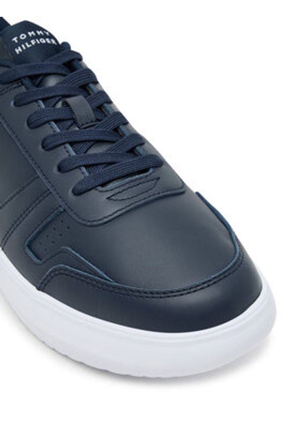TOMMY HILFIGER - Tommy Hilfiger Sneakersy Modern Lightcup FM0FM05529 Granatowy. Kolor: niebieski. Materiał: skóra