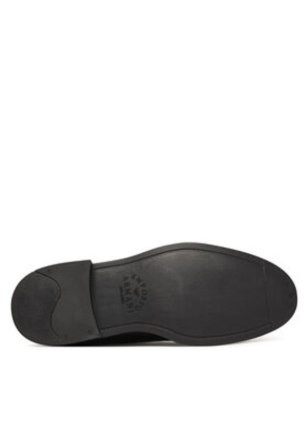 Emporio Armani Półbuty EM003721 AF17455 UC001 Czarny. Kolor: czarny. Materiał: skóra