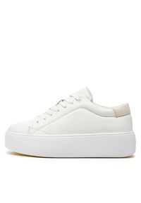 Calvin Klein Sneakersy Flatform Cupsole Lace Up Lth HW0HW01892 Biały. Kolor: biały #4