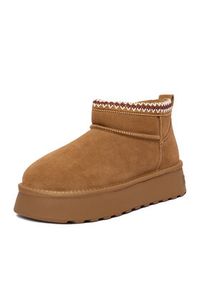 Badura Śniegowce EO-ANGIE-TS6290 Brązowy. Kolor: brązowy. Materiał: zamsz, skóra #3