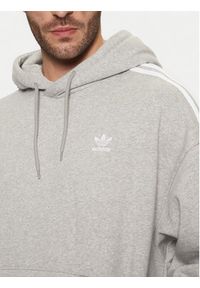 Adidas - adidas Bluza adicolor JP1076 Szary Loose Fit. Kolor: szary. Materiał: bawełna, syntetyk
