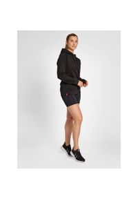 Bluza fitness damska Hummel red Heavy z kapturem. Typ kołnierza: kaptur. Kolor: czarny. Sport: fitness