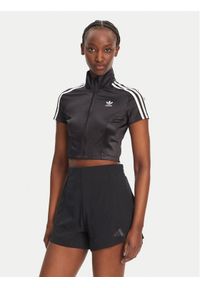 Adidas - adidas Bluzka adicolor JD0277 Czarny Slim Fit. Kolor: czarny. Materiał: syntetyk