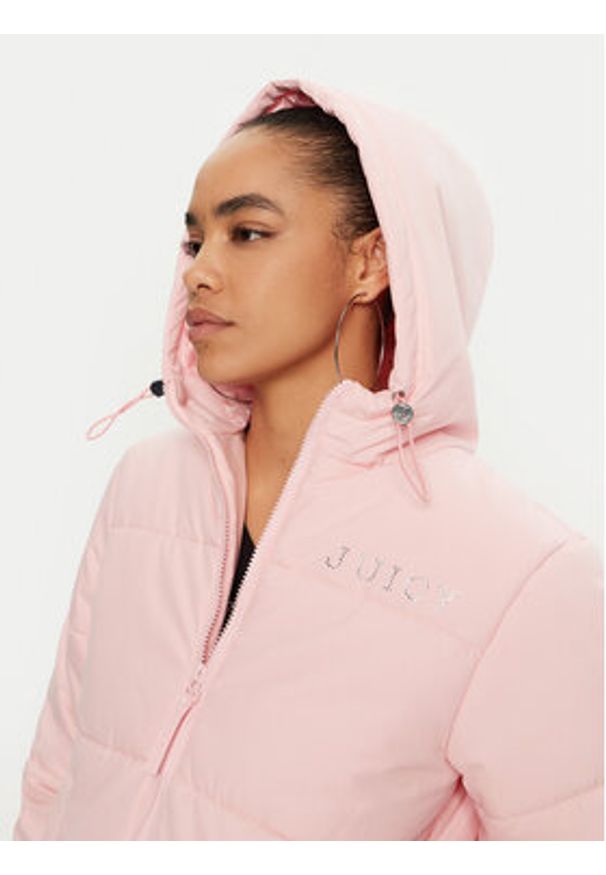 Juicy Couture Kurtka zimowa Margie JCOIJ224553 Różowy Regular Fit. Kolor: różowy. Materiał: syntetyk. Sezon: zima