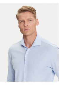 BOSS Koszula P-Hank 50527675 Błękitny Slim Fit. Kolor: niebieski. Materiał: bawełna #4