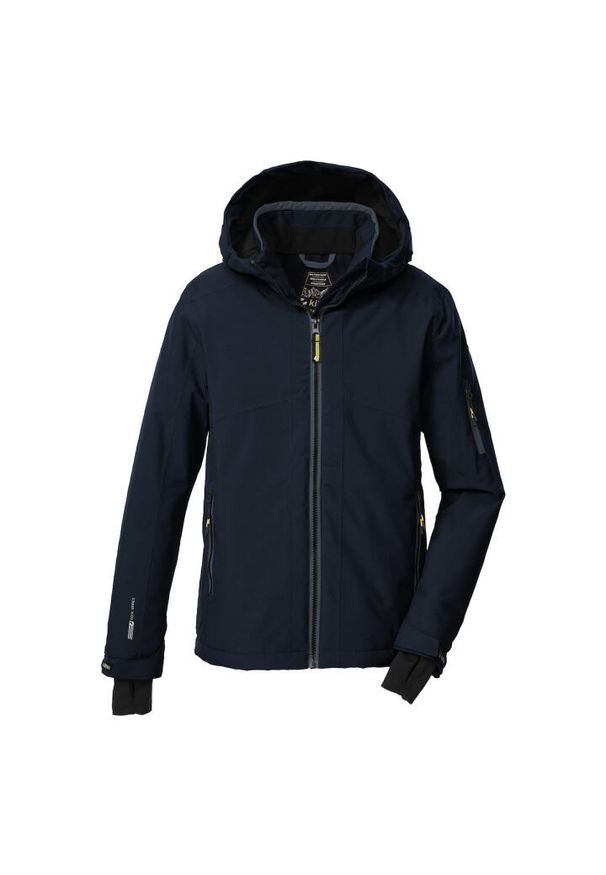 Kurtka narciarska z kapturem dla dzieci Killtec KSW 202. Typ kołnierza: kaptur. Kolor: niebieski. Sezon: zima. Sport: narciarstwo