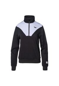 Hi-tec - Top Damski Krótki Suwak Trening Hibni. Kolor: czarny, wielokolorowy, fioletowy. Długość: krótkie. Styl: sportowy. Sport: fitness #1