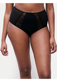 Chantelle Figi klasyczne z wysokim stanem Lush C22OC5 Czarny. Stan: podwyższony. Kolor: czarny. Materiał: syntetyk