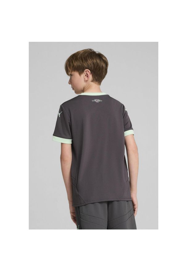 T-Shirt Dla Dzieci Puma Acm Trzecia Replika Jersey Jr. Kolor: zielony, wielokolorowy, szary. Materiał: jersey
