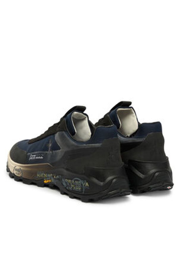 Premiata Sneakersy Devin Var 435 Granatowy. Kolor: niebieski. Materiał: materiał