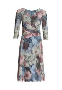 Swing Sukienka koktajlowa 5AK05300 Kolorowy Regular Fit. Materiał: syntetyk. Wzór: kolorowy. Styl: wizytowy #6