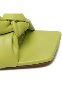 DeeZee Klapki LS5685-05 Zielony. Kolor: zielony. Materiał: skóra