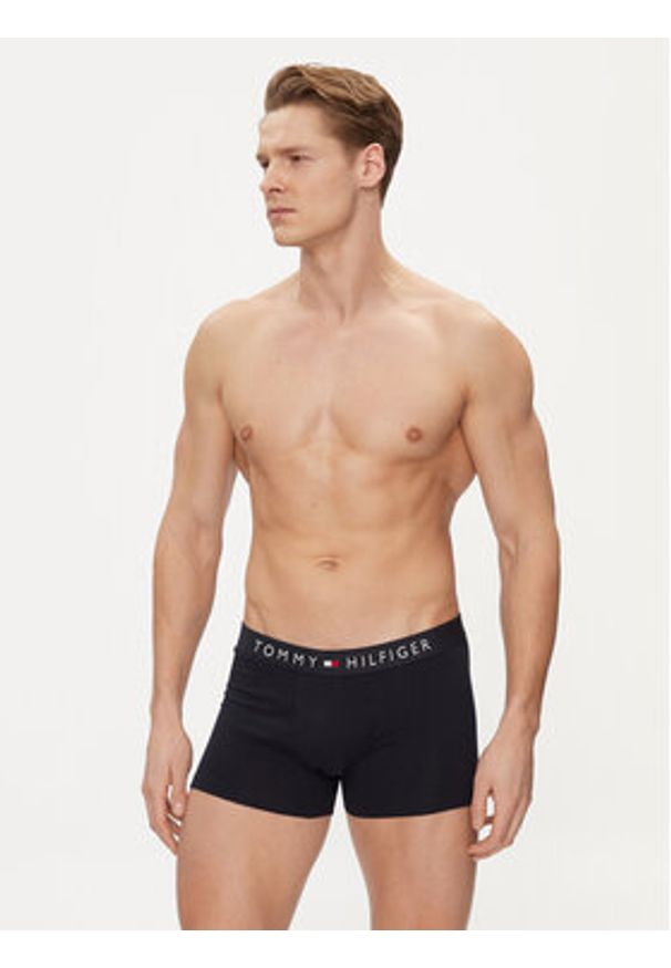 TOMMY HILFIGER - Tommy Hilfiger Komplet 3 par bokserek UM0UM03180 Granatowy. Kolor: niebieski. Materiał: bawełna