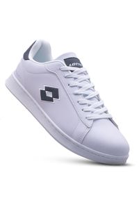 Buty sportowe LOTTO DAMPOLIS sneakersy. Kolor: biały, wielokolorowy, czarny