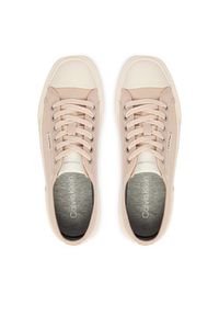 Calvin Klein Trampki Vulc HW0HW02975 Różowy. Kolor: różowy. Materiał: materiał #3