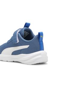 Puma - Sneakersy Rickie Runner dla małych dzieci PUMA Blue Horizon White Hyperlink. Kolor: biały, niebieski, wielokolorowy