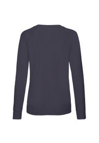 FRUIT OF THE LOOM - Lekki Sweter Raglanowy Dla Kobiet. Kolor: niebieski. Długość rękawa: raglanowy rękaw