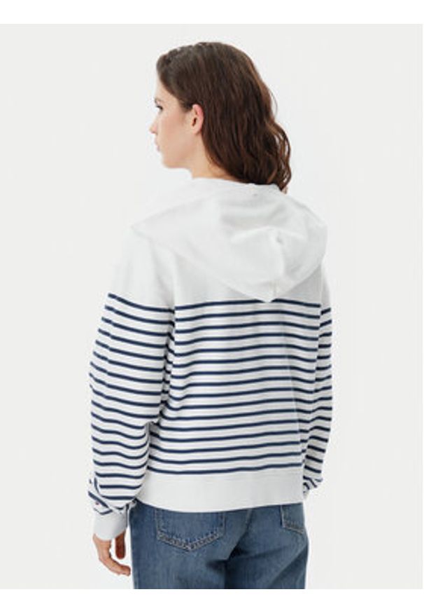 Tommy Jeans Bluza Script Logo DW0DW20303 Biały Boxy Fit. Kolor: biały. Materiał: bawełna