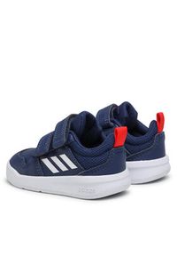 Adidas - adidas Buty Tensaur I S24053 Granatowy. Kolor: niebieski. Materiał: skóra