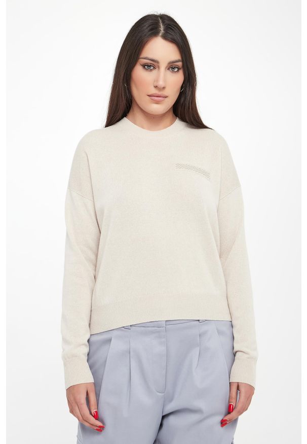Sweter damski wełniany PESERICO. Materiał: wełna