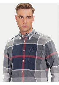 Barbour Koszula Dunoon MSH4980TN21 Szary Regular Fit. Kolor: szary. Materiał: bawełna #4