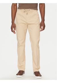 Guess Spodnie materiałowe M5RB51 WGXW1 Beżowy Regular Fit. Kolor: beżowy. Materiał: bawełna #1