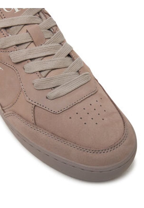 Calvin Klein Jeans Sneakersy YM0YM01256 Beżowy. Kolor: beżowy. Materiał: skóra, nubuk