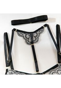 Intica - Koronkowy komplet bielizny z regulowanymi ramiączkami Asiya. Kolor: czarny. Materiał: koronka. Wzór: koronka #5