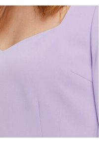 Pinko Sukienka koktajlowa Mendosa 100559 7624 Fioletowy Regular Fit. Kolor: fioletowy. Materiał: syntetyk. Styl: wizytowy #3