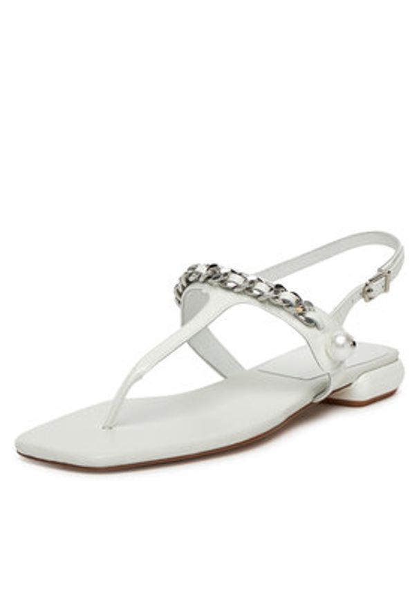 Badura Sandały DAHLIA-V1328-215-1 Biały. Kolor: biały. Materiał: skóra, lakier