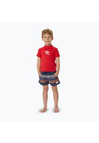 RIPCURL - Koszulka do pływania dziecięca Rip Curl Brand Wave UPF. Kolor: czerwony
