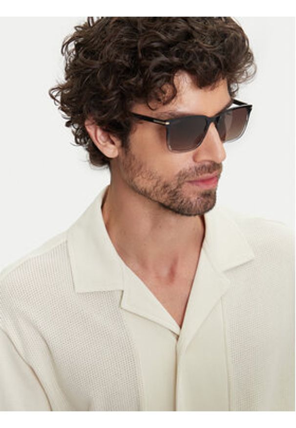 BOSS Okulary przeciwsłoneczne 1749/G/S 207997 Czarny. Kolor: czarny