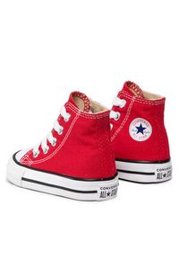 Converse Trampki Inft Chuck Taylor All Star Hi 7J232C Czerwony. Kolor: czerwony. Materiał: materiał #2