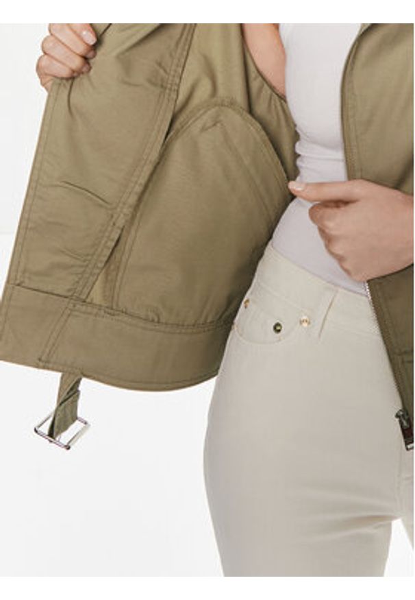 Silvian Heach Kurtka przejściowa GPP24440GB Beżowy Relaxed Fit. Kolor: beżowy. Materiał: syntetyk