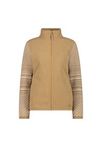 Bluza damska turystyczna CMP 34J0696. Kolor: wielokolorowy, brązowy, biały. Materiał: polar #1