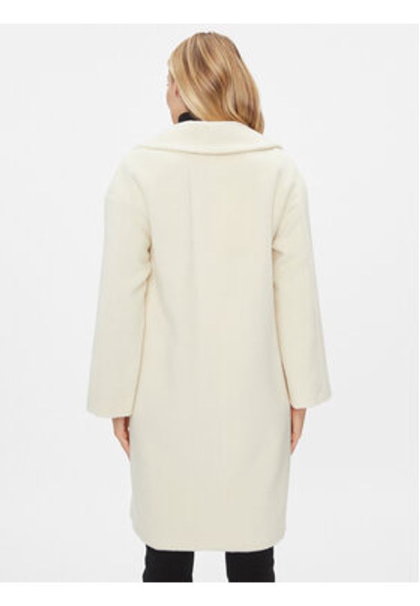 Marella Płaszcz wełniany Caprile 2330161236200 Écru Regular Fit. Materiał: wełna
