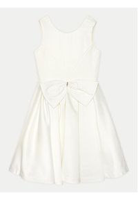 Abel & Lula Sukienka elegancka 5039 Biały Regular Fit. Kolor: biały. Materiał: syntetyk. Styl: elegancki