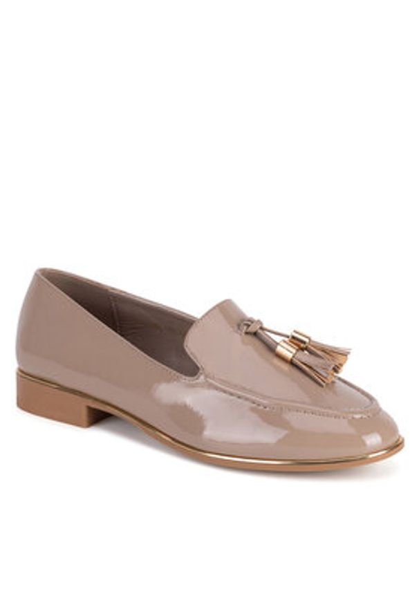 Clara Barson Mokasyny CD24055-1 Beżowy. Kolor: beżowy. Materiał: syntetyk, materiał