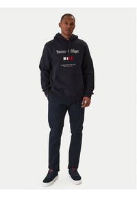TOMMY HILFIGER - Tommy Hilfiger Bluza Embro Flag MW0MW42735 Granatowy Regular Fit. Kolor: niebieski. Materiał: bawełna, syntetyk #2